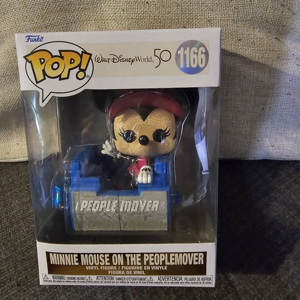 🆕️ Funko Pop 50th Anniversary Minnie on People Mover #1166